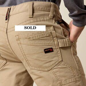 Ariat FR M4 Relaxed Workhorse Boot Cut Pants 36x34 Canvas Flame Resistant Cat2